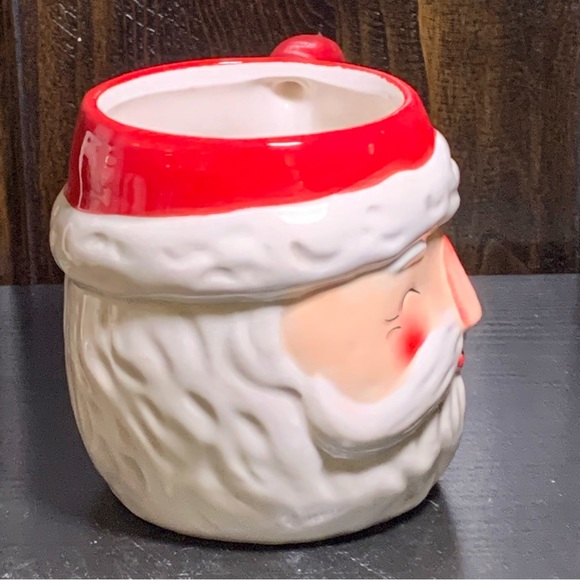 Blinking Santa Claus 26oz Ceramic Christmas Mug - Picture 6 of 10